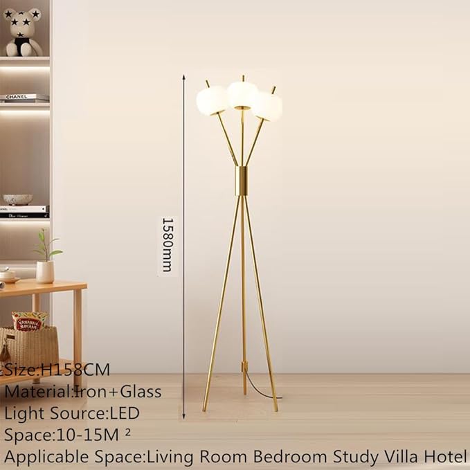 Post-Modern Nordic Creative LED Floor Lamp - Special Decorative Light for Villa Living Room & Hotel Study Room (Style 92)