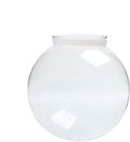 Permo Lighting Fixture Replacement 5.9" Round Globe Clear Glass Shade