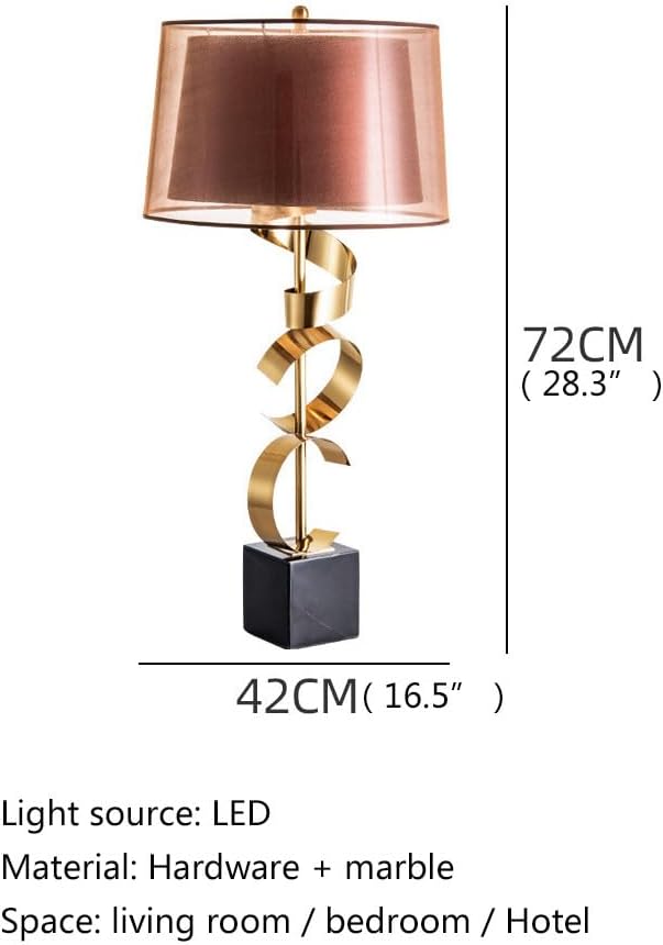 Creative Modern Table Lamp Nordic Style LED Table Lighting for Living Room Bedroom Study Villa Hotel Home Decorative Furnishing Stylish Design (Style 50)