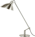Desk Lamp Modern Industrial 100% Metal Table Lamp 22", Soft White Light (3000K) with Adjustable Switch, Ideal for Office Bedroom Study Room Living Room Nightstand Bedside Lamps Nickel