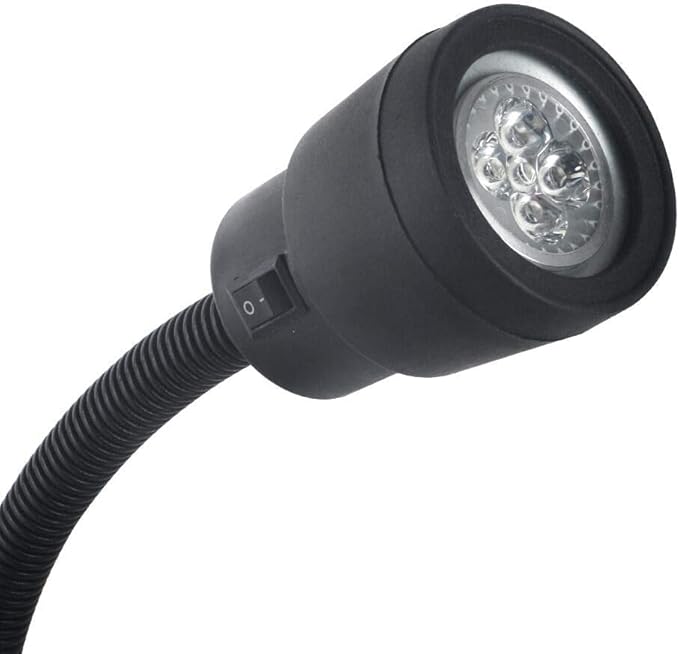 CNC Led Machine Work Lights 5W 24V Waterproof IP54 Bolt on Industrial Light with Plus Long Gooseneck Lamp (600)