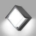LED Porch Lights Wall Mount 12W 6500K Double-Layer Cover Exterior LED Wall Light Matte Aluminum IP65 Waterproof for Yard Garage Stairway House