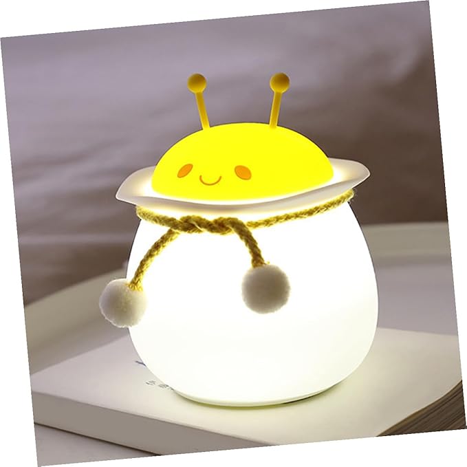 Silicone Bedroom Night Light Color Changing Animals Night Lamp USB Rechargeable Soft Touch Silicone Pat Light for Nursery