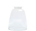 Permo Lighting Fixture Replacement Oval Cone Clear Glass Shade