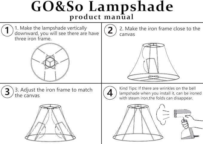 GO&SO Set of 2 Beige Gray Burlap Fabric (Petal Edge Braid) Scalloped Lamp Shade,6"Top x 13"Bottom x 10.6"Vertical Height (Spider) Replacement Lamp Shades for Table Lamps,Floor Lamp Cover,Easy Assembly