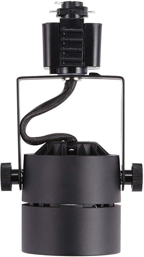 CLOUDY BAY 8W Dimmable LED Track Light Head,4000K Cool White CRI90+ True Color Rendering Adjustable Tilt Angle Track Lighting Fixture,40° Angle for Accent Retail,Black Finish,Halo Type- Pack of 6