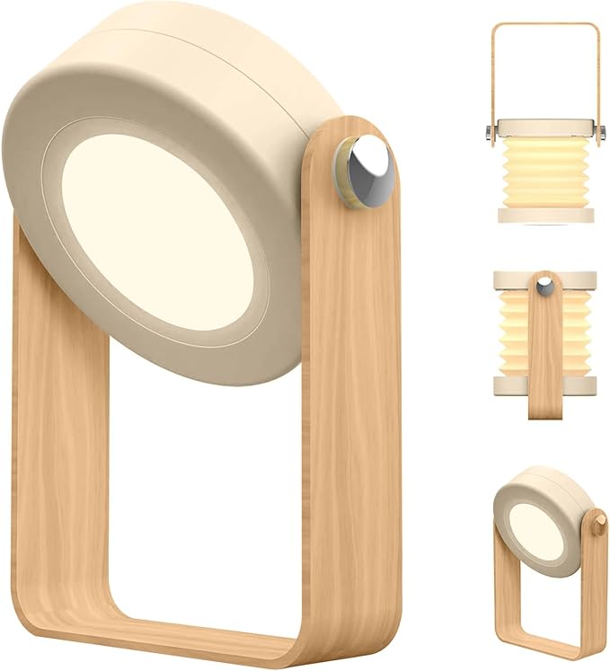 Versatile Night Light & Nursery Lamp | Creative LED Desk Light with 3-Level Dimming | USB Rechargeable, 1500mAh Battery for up to 18 Hours Runtime | Multiple Uses, 4 Colors Available (Warm Yellow)