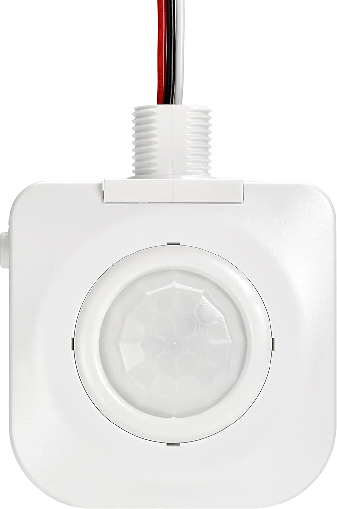 Maxxima High Bay Fixture Mount - 360 Degree PIR Occupancy Sensor, Hard Wired Indoor Motion Sensor, Automatic Commercial or Residential Lighting Solution, Max Height 30 Ft, 120-277V