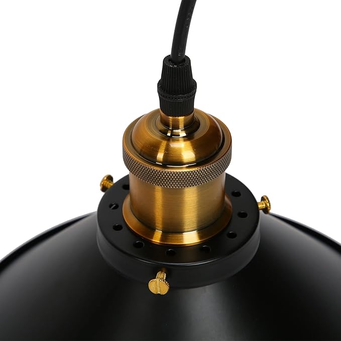 E27 Industrial Ceiling Light Black Wrought Iron Ceiling Lamp Corridor Lighting for Indoor Outdoor Living Room Bedroom Cafe Restaurant Bar 3Set 85 240V