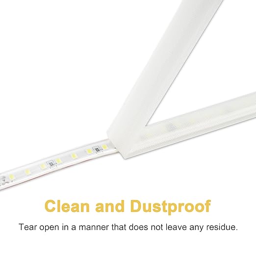 Light Soften Tape 2 PCS 0.78inx29ft LED Light Strip Masking Tape for Slightly Diffuser Light,White
