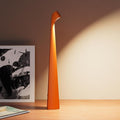 Cordless Desk Lamp, Portable Table Light, Rechargeable Touch Lamp, LED Lamp Battery Operated with 3 Brightness Levels for Bedside Dorm Reading (Orange)