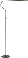JONATHAN Y JYL7020B Julian 65.25" Integrated LED Metal Floor Lamp Minimalistic,Modern,Contemporary for Bedrooms, Living Room, Office, Reading, Black