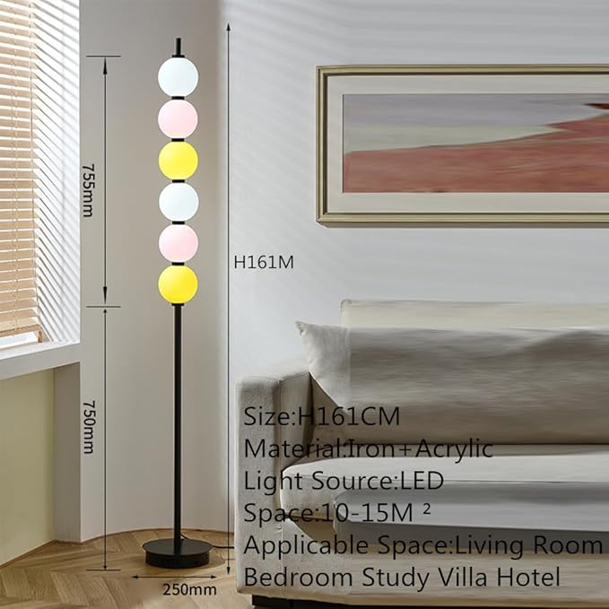 Post-Modern Nordic Creative LED Floor Lamp - Special Decorative Light for Villa Living Room & Hotel Study Room (Style 120)