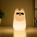 Cute Dog Night Light, 7 Colors Want Want Nightlight, LED Bedside Lamp, Touch-Sensitive for Bedroom, Living Room,Dorm Room Decor for Christmas Gift Baby Kids Girls Teens