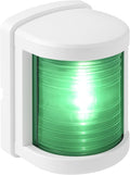 SEAFLO 11 Series Regular Sized LED Green Starboard Navigation Light – 12V, 1W, IP67 Waterproof, 2NM Visibility, High-Brightness, for Boats Under 65 ft (20m) – 4-Year Warranty (Starboard/White)
