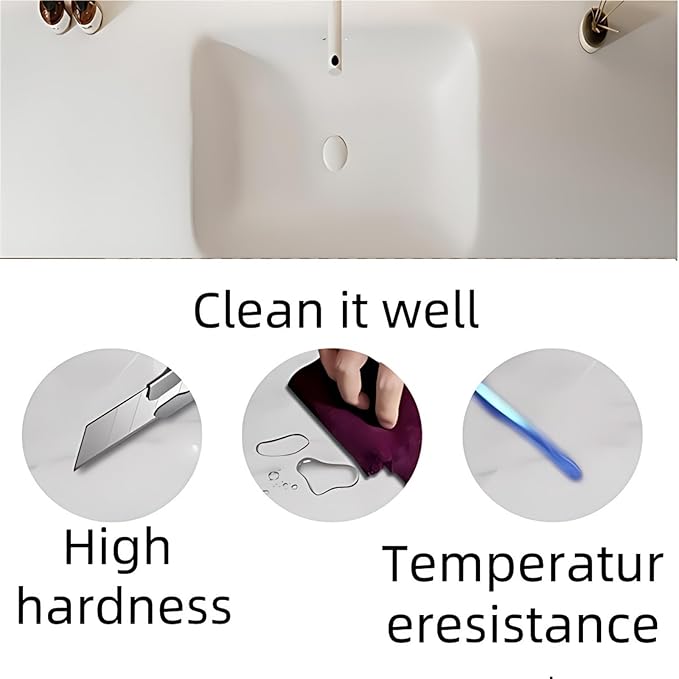Bathroom Vanity - Wall Mounted Cabinet with 4 Drawers & Integral Ceramic Wash Basin | Smart Mirror Including LED Light Defogging (Style B, 46in)