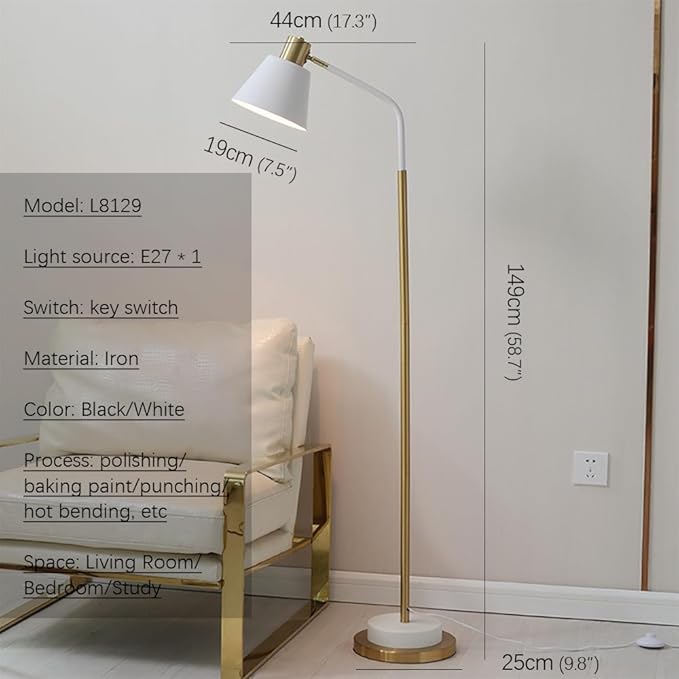 Post-Modern Nordic Creative LED Floor Lamp - Special Decorative Light for Villa Living Room & Hotel Study Room (Style 6)
