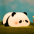 VTIGER Panda Night Light, LED Squishy Cute Lamp, Night Light for Kids, Silicone Panda Light, Dimmable Girls Baby Bedroom Nightlight, Rechargeable Touch Lamp for Breastfeeding Nursery Decor