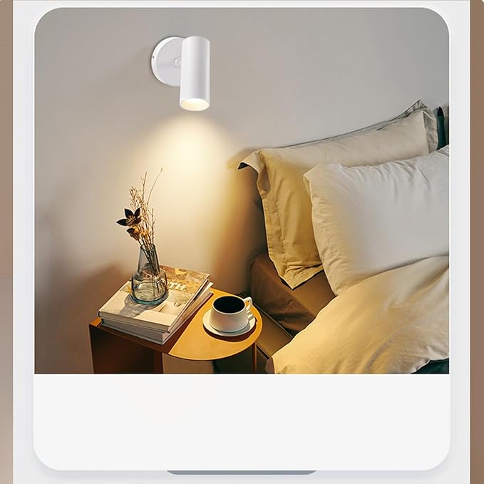 LED Dimmable Ceiling Spotlight Adjustable Ceiling Mounted Directional Spot Light 4.72'' Aluminum Indoor Monopoint Light for Living Room Painting CRI 98 12W 3000K White