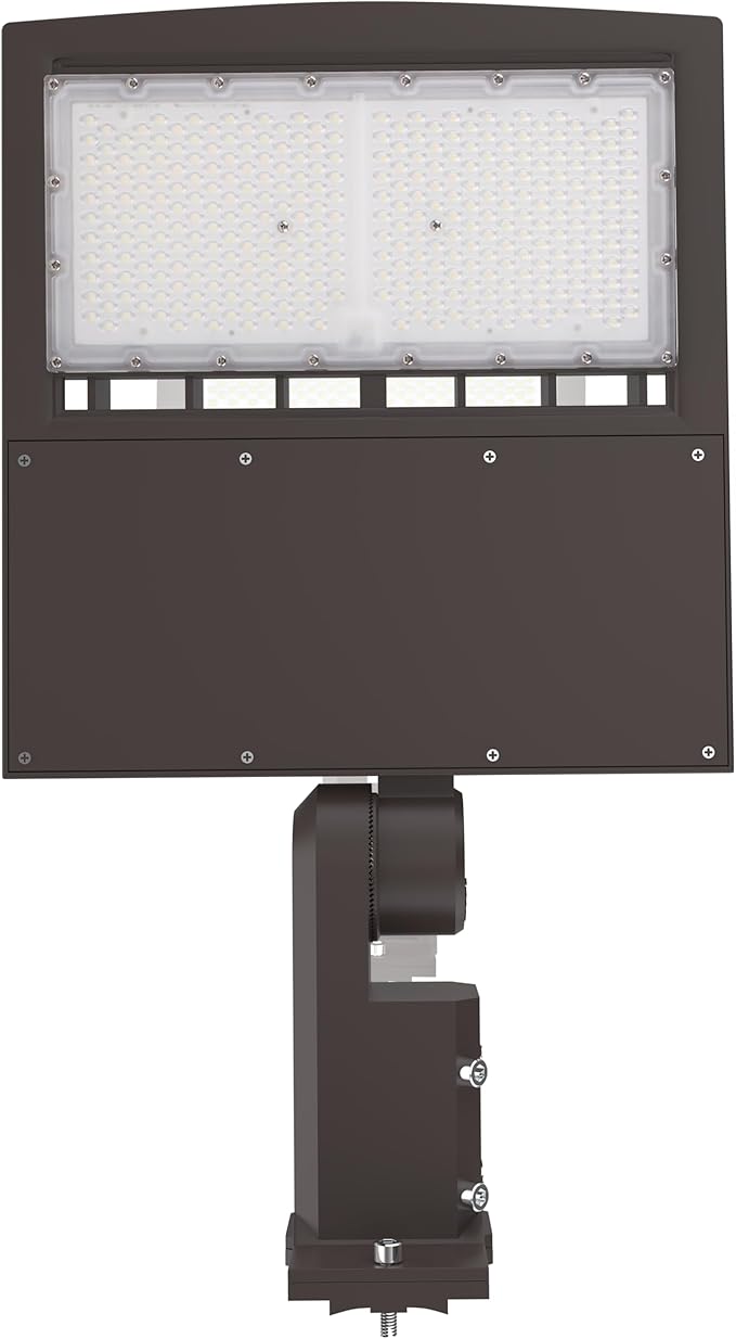 LEDMyplace Led Parking Lot Lights 150W/120W/100W Adjustable with Universal Mount 5700K Led Shoebox Lights, 19950LM, IP65 Waterproof Outdoor Commercial Street & Area Pole Lighting for Yard Driveway