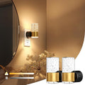 VOLISUN Night Lights Plug into Wall, Dimmable LED Night Light 3 CCT & 5 Brightness Levels, Acrylic Bubble Nightlight with Dusk to Dawn Sensor for Hallway, Bathroom, Stair, Nursery Gold 2 Pack