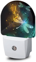 Dragonfly Night Light,Night Lights Plug into Wall with Dusk to Dawn Sensor,Lamp for Bedroom Bathroom Hallway Nightlight for Women Girls