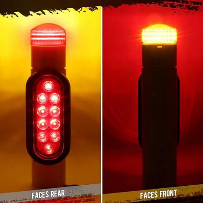 High Visibility LED Marine Trailer Guide Poles Light with Waterproof Designs Simple Installs for Boat Signaling