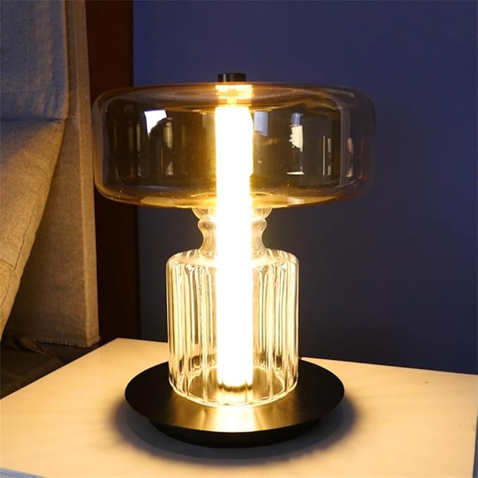 Creative Modern Table Lamp Nordic Style LED Table Lighting for Living Room Bedroom Study Villa Hotel Home Decorative Furnishing Stylish Design (Style 48)