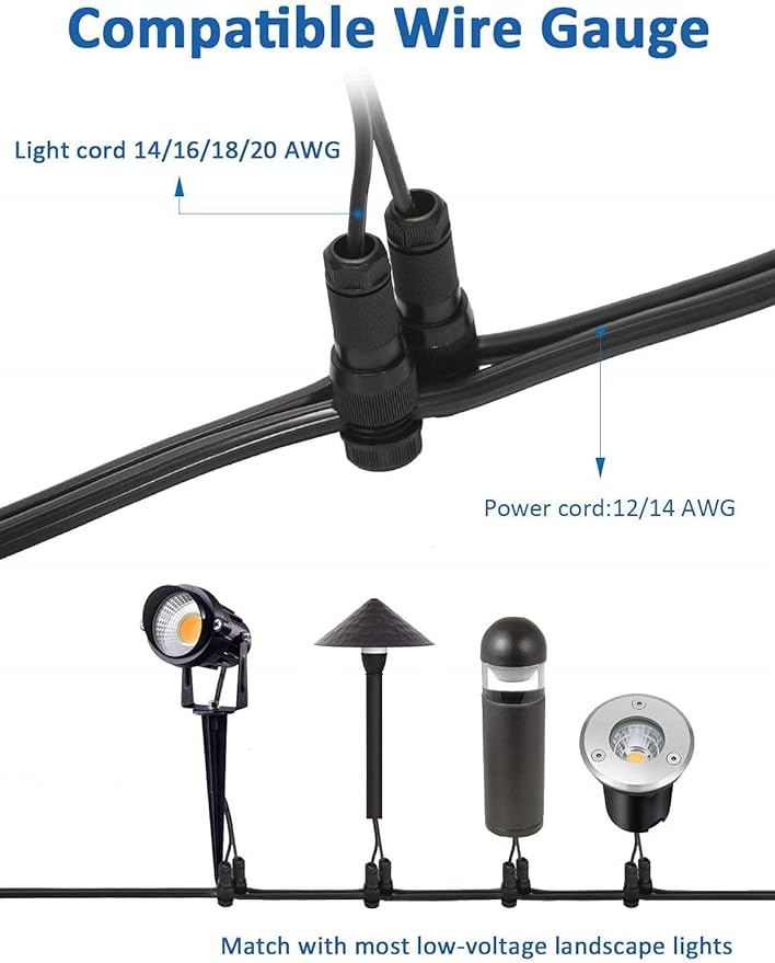 SUNVIE 24 Pack Halloween RGBW Low Voltage Landscape Lights 12W LED Color Changing Landscape Lighting with Remote Control and Wire Connectors, AC/DC 12V-24V Waterproof Outdoor Spotlight for Yard Garden