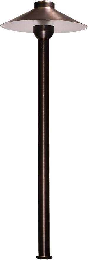 BestPro Lighting 12V Landscape Lighting 3W LED Brass Pathway Light (BPL304BRZLED)