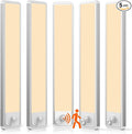 5 Pack Under Cabinet Lighting Wireless 14inch LED Motion Sensor Magnetic Light 2500maAh Rechargeable Indoor Closet Lights for Kitchen, Stairs Warm White