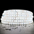 SuperlightingLED DC24V LED Tape 6000K Sauna Lights for Inside Sauna, Flexible High Temperature Rated & IP68 LED Strip Light Water-Submersible, 600 LEDs Bright & 5m 16.4ft Long (6000K Daylight White)