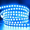 LED Light Strip, 16.4ft 600 Units SMD 5054 LEDs(5050 Upgraded), 16000LM Flexible 12V DC Non-Waterproof Light Strips, LED Ribbon, DIY Christmas Home Kitchen Indoor Party Decoration (Ice Blue)