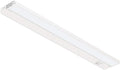 GETINLIGHT 24-inch 3 Color Levels LED Under Cabinet Lighting, Hardwired or Plugged-in, Selectable White 2700K/3000K/4000K, Dimmable, White Finished, IN-0210-3