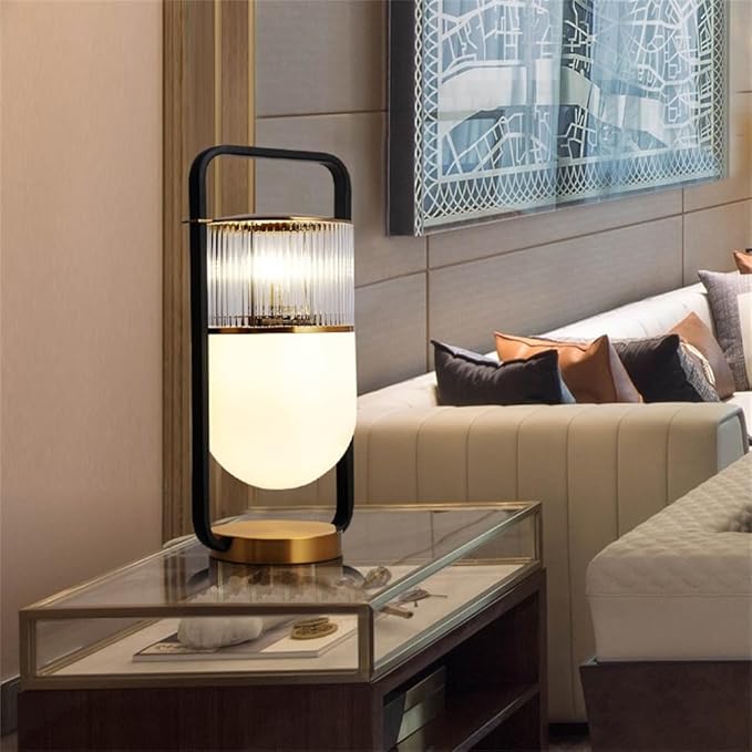 Creative Modern Table Lamp Nordic Style LED Table Lighting for Living Room Bedroom Study Villa Hotel Home Decorative Furnishing Stylish Design (Style 45)