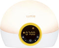 Lumie Bodyclock Rise 100 - LED Wake-Up Light Alarm Clock with Realistic Sunrise and Sunset, Dimmable, White/Yellow