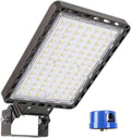Juyace 240W LED Parking Lot Light Trunnion Bracket Yoke Wall Mount Dusk to Dawn Outdoor Lighting Exterior Flood Commercial Outside IP65 Waterproof 100-277V Security Area
