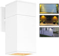 Outdoor Sconce, Exterior Light Fixture - ETL Listed, Aluminum Anti-Rust Waterproof Wall Mount Rectangular Design – 1-Direction Up or Down Wall Lantern Light Fixture for Porch, Garage or Patio