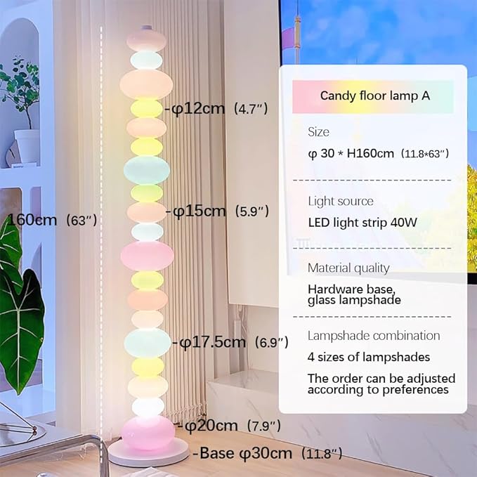 Post-Modern Nordic Creative LED Floor Lamp - Special Decorative Light for Villa Living Room & Hotel Study Room (Style 41)