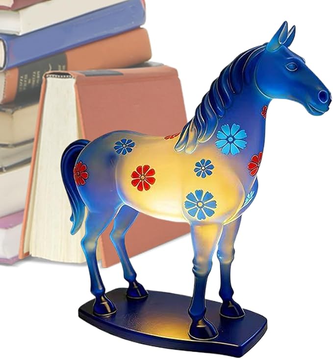 Horse Night Light - Dimmable Adjustable Nightlight, Led Horse Night Lights, Soft Glow Decorative Lamp | Nursery Bedroom Kids Room Living Rooms for Nursery Bedroom Kids Rooms Living Room
