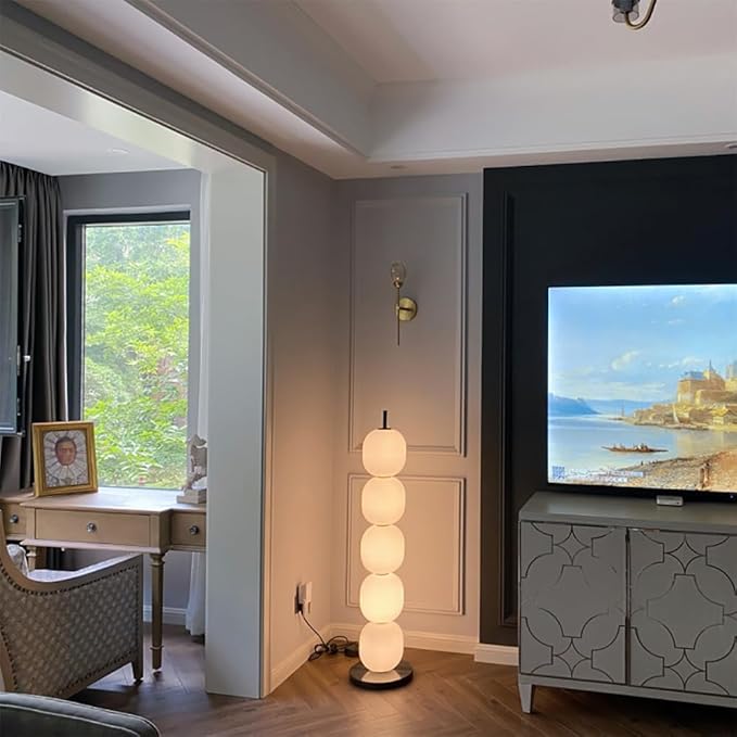 Post-Modern Nordic Creative LED Floor Lamp - Special Decorative Light for Villa Living Room & Hotel Study Room (Style 38)