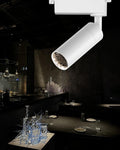 Light Fixtures, Modern LED Ceiling Spotlight, 10W Zoom Track Spotlight, Adjustable Angle for Versatile Indoor Accent Lighting in Restaurant, Cafeterias, Corridors...