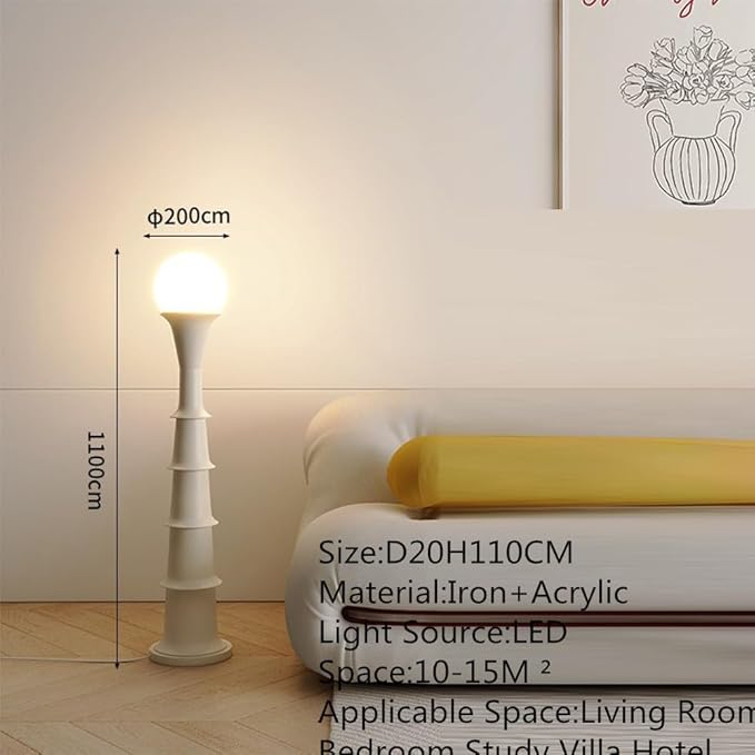 Post-Modern Nordic Creative LED Floor Lamp - Special Decorative Light for Villa Living Room & Hotel Study Room (Style 96)