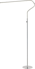JONATHAN Y JYL7020A Julian 65.25" Integrated LED Metal Floor Lamp Minimalistic,Modern,Contemporary for Bedrooms, Living Room, Office, Reading, Chrome