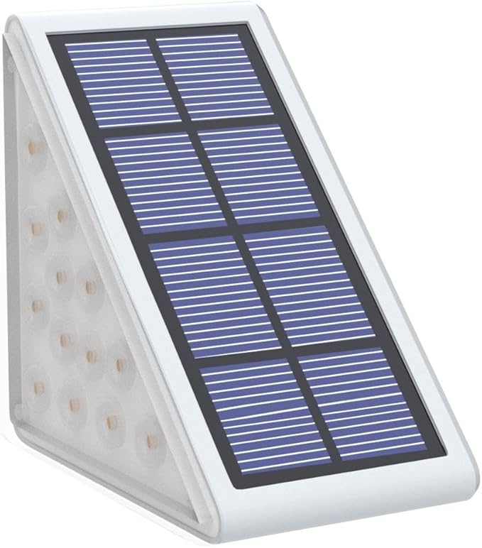 NIORSUN Solar Step Lights 8 Pack, Outdoor Stair Lights Waterproof IP67 with Auto On/Off - 3000K Warm White for Steps, Stairs, Deck, Patio, Yard, Porch, Garden, Sidewalk, Front Door