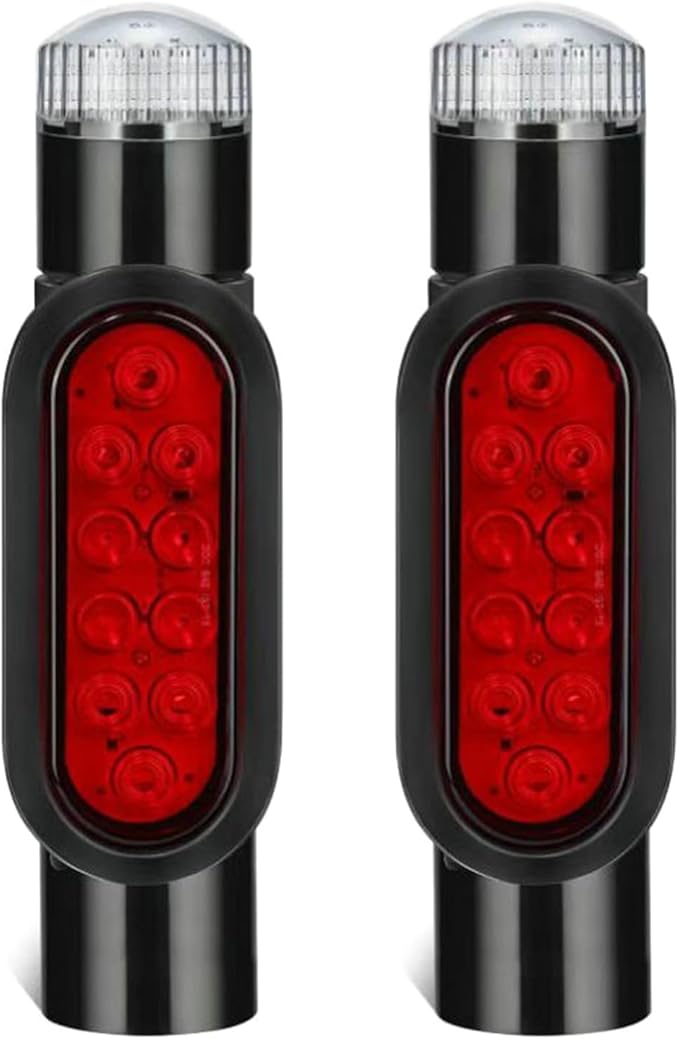 High Visibility LED Marine Trailer Guide Poles Light with Waterproof Designs Simple Installs for Boat Signaling