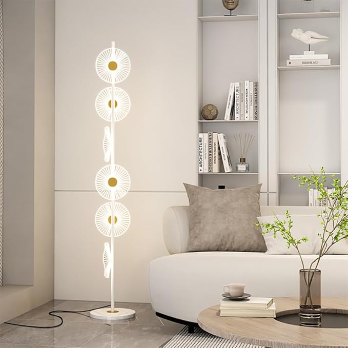 Post-Modern Nordic Creative LED Floor Lamp - Special Decorative Light for Villa Living Room & Hotel Study Room (Style 37)