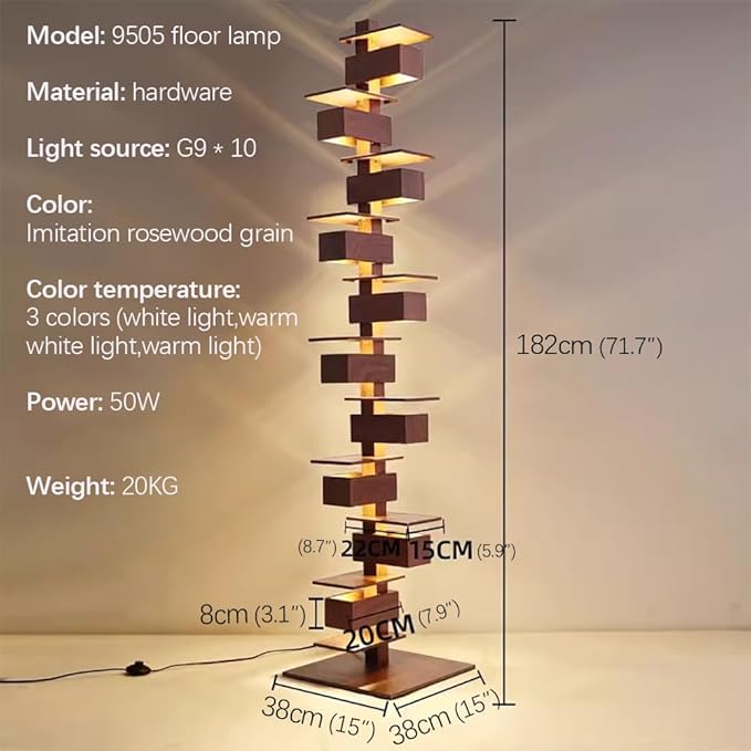 Post-Modern Nordic Creative LED Floor Lamp - Special Decorative Light for Villa Living Room & Hotel Study Room (Style 59)