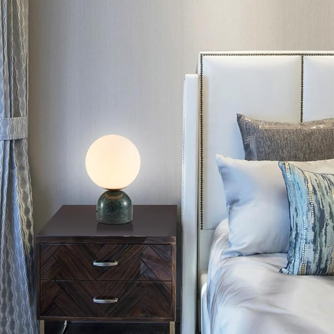 Creative Modern Table Lamp Nordic Style LED Table Lighting for Living Room Bedroom Study Villa Hotel Home Decorative Furnishing Stylish Design (Style 2)