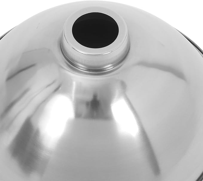 Industrial Cone Metal Lamp Shade Stainless Steel Hanging Replacement for Porch Home Light Fixtures Easy-clean Lampshade with Modern Industrial Style
